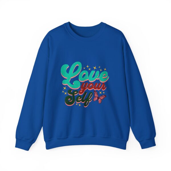 Love Yourself Sweatshirt, Self Love Sweatshirt, Cute and Heart Sweatshirt, Self Care Sweatshirt, Motivational Shirt, Self Love sweatshirt for Women™ Crewneck Sweatshirt - Image 45